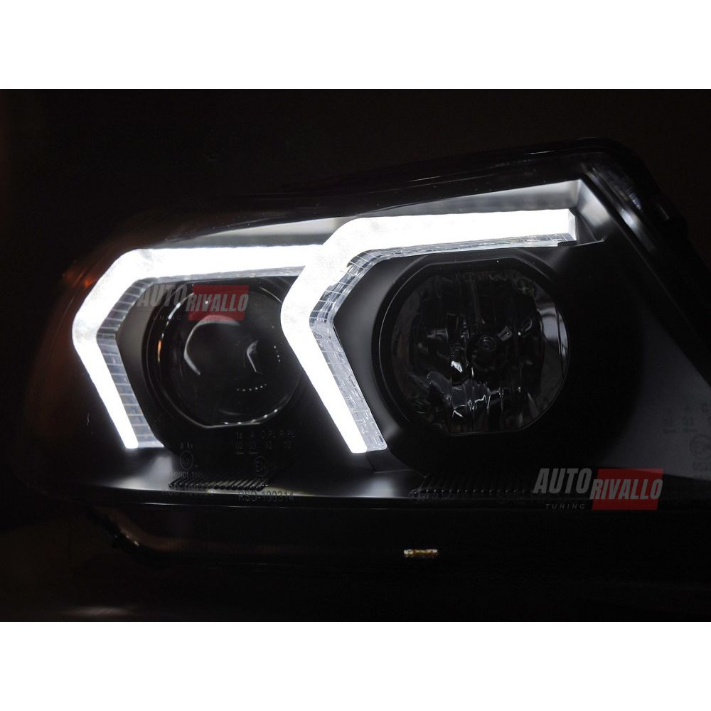 BMW Serie 3 E90 E91 2005-2008 Fari Anteriori a LED Neri