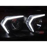 BMW Serie 3 E90 E91 2005-2008 Fari Anteriori a LED Neri