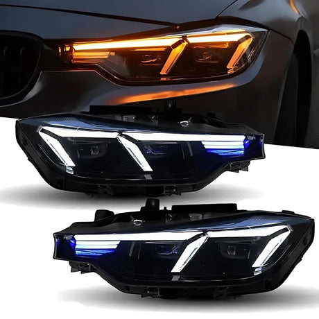 BMW Serie 3 F30 F31 2011-2015 Fari Anteriori Full LED G20 Look