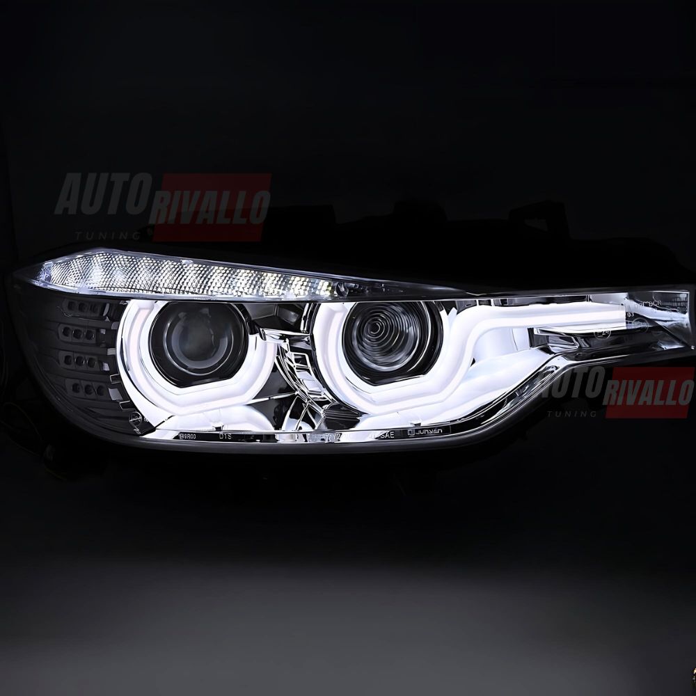 BMW Serie 3 F30 F31 2011-2015 Fari Anteriori LED 3D Xenon Cromati