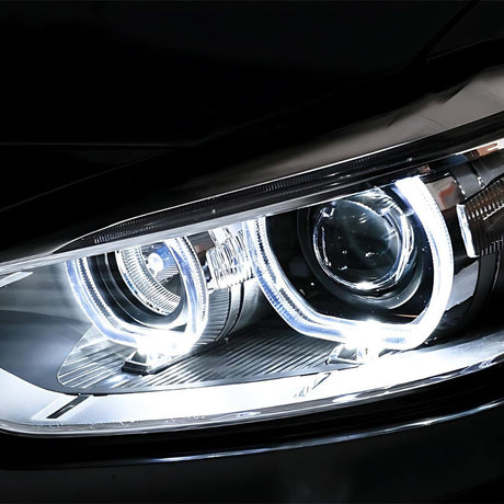 BMW Serie 3 F30 F31 2011-2015 Fari Anteriori a LED H7 Neri