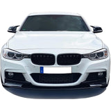 BMW Serie 3 F30 F31 2011–2019 Spoiler Anteriore Nero Lucido