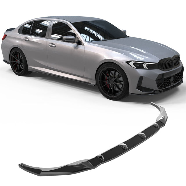 BMW 3 G20 G21 M 2022+ Splitter-APEX Spoiler Anteriore Nero - autorivallo