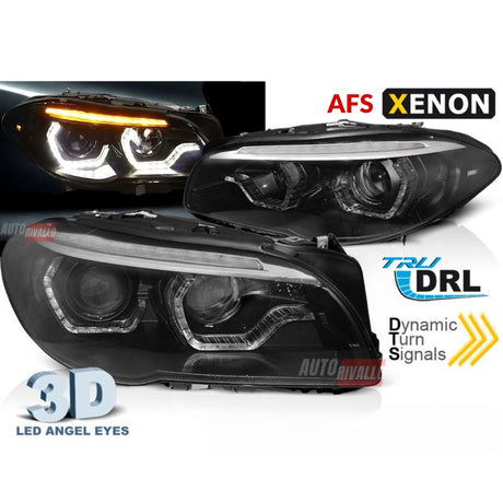 BMW Serie 5 F10 F11 2010-2013 Fari Anteriori Xenon AFS LED 3D