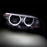 Upgrade fari xenon BMW F10 F11 con LED Angel Eyes