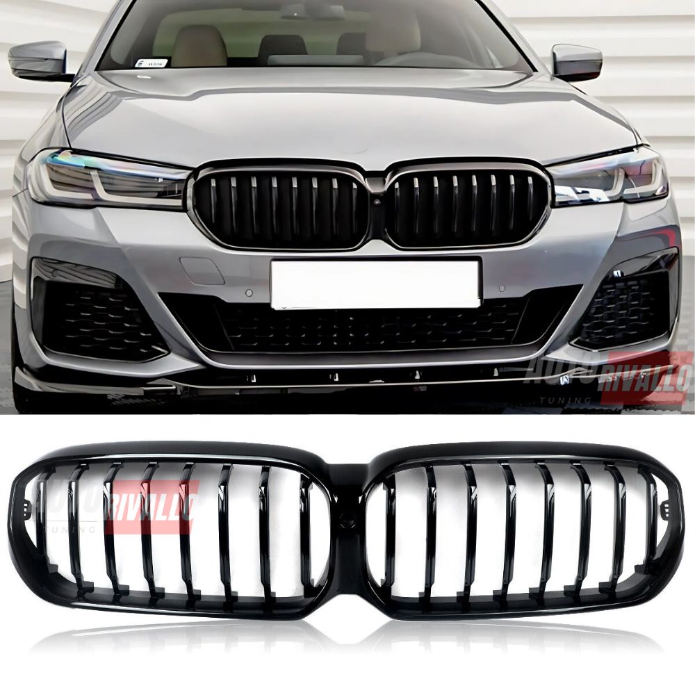 BMW 5 G30 G31 2020-2023 Griglia Anteriore M Sport Nero Lucido
