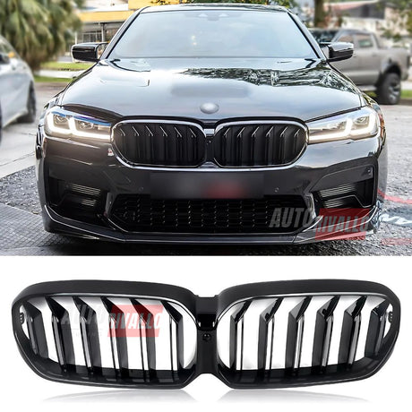 BMW Serie 5 G30 G31 LCI 2020-2024 Griglia Anteriore M Sport Nero Lucido