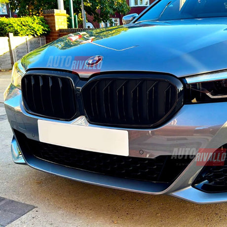BMW 5 G30 G31 LCI 2020 2021 2022 2023 2024 Griglia Anteriore M-Sport Nero Lucido
