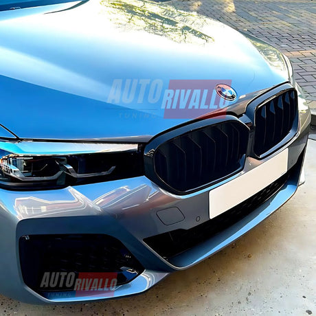 BMW 5 G30 G31 LCI 2020 2021 2022 2023 2024 Griglia Anteriore M-Sport Nero Lucido
