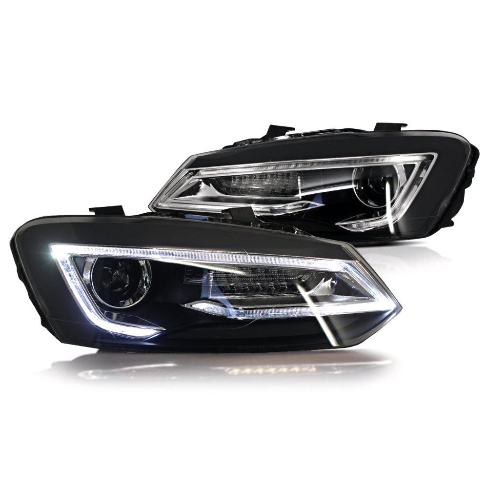 VW Polo 6R 6C 2009-2017 Fari Anteriori a LED Devil Eye Look