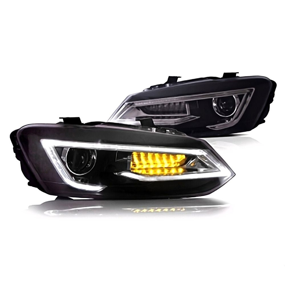VW Polo 6R 6C 2009-2017 Fari Anteriori a LED Devil Eye Look