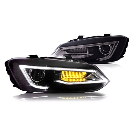 VW Polo 6R 6C 2009-2017 Fari Anteriori a LED Devil Eye Look