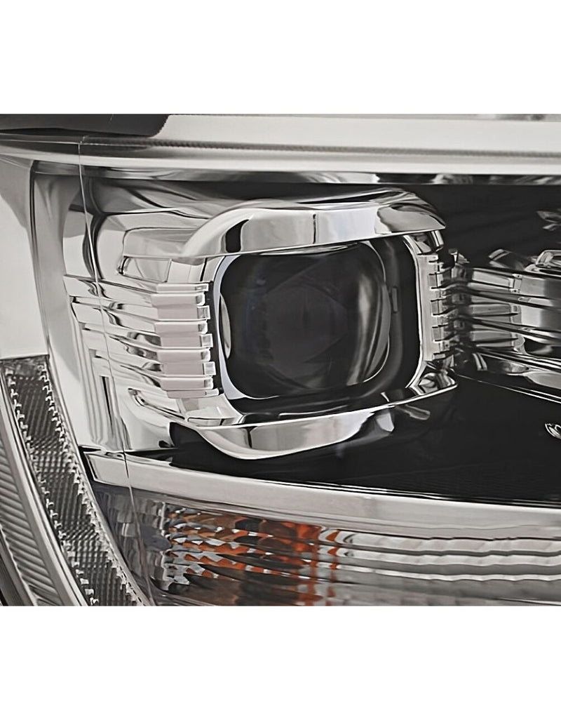 VW Transporter T6 2015-2019 Fari Anteriori Luci Diurne LED Cromati