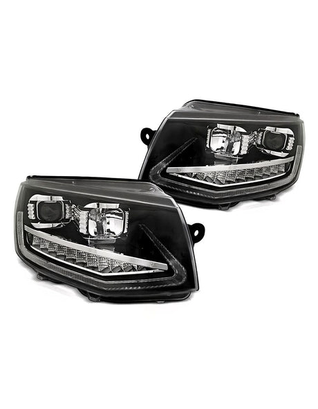 VW T6 2015-2019 Fari Anteriori DRL LED Frecce Dinamiche