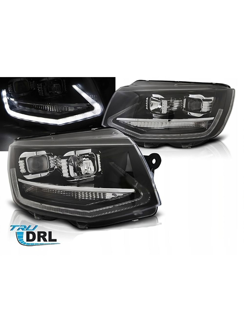 VW Transporter T6 2015-2019 Fari Anteriori Luci Diurne LED