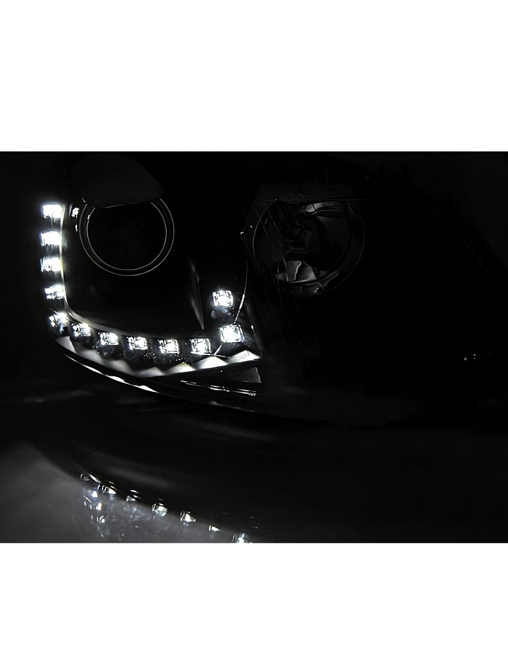 VW Golf 5 2003-2008 Fari Anteriori Luci Diurne LED DRL Reali