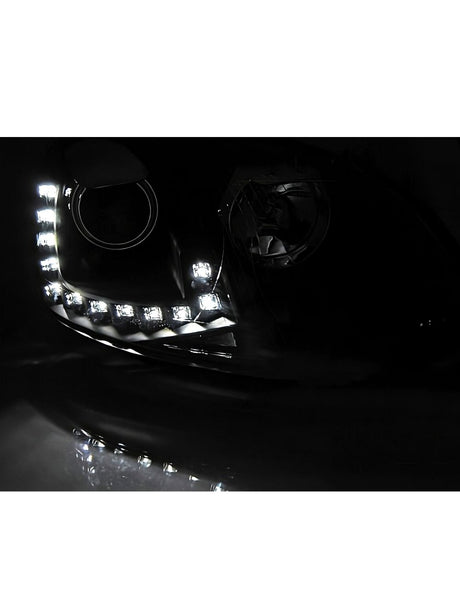 VW Golf 5 2003-2008 Fari Anteriori Luci Diurne LED DRL Reali