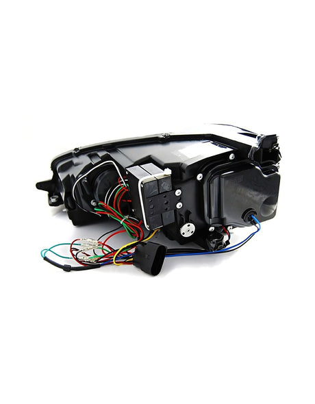VW Golf 7 2012-2017 Fari Anteriori DRL LED R-Line Look Nero
