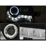 Fiat Panda 2003-2009 Fari Anteriori a LED Diurne Nero