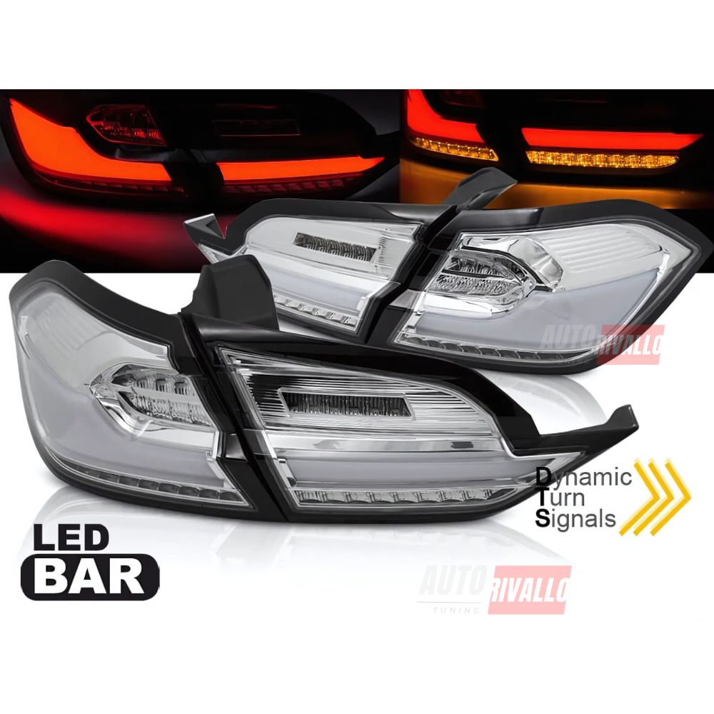 Ford Fiesta MK8 2017-2021 Fanali Posteriori Full LED Lightbar