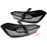 Ford Fiesta MK8 2017-2021 Fanali Posteriori Full LED Lightbar Nero