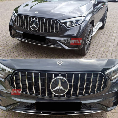 Griglia AMG 63S GTR Nero Cromato Calandra Anteriore Mercedes GLC 2023-2026