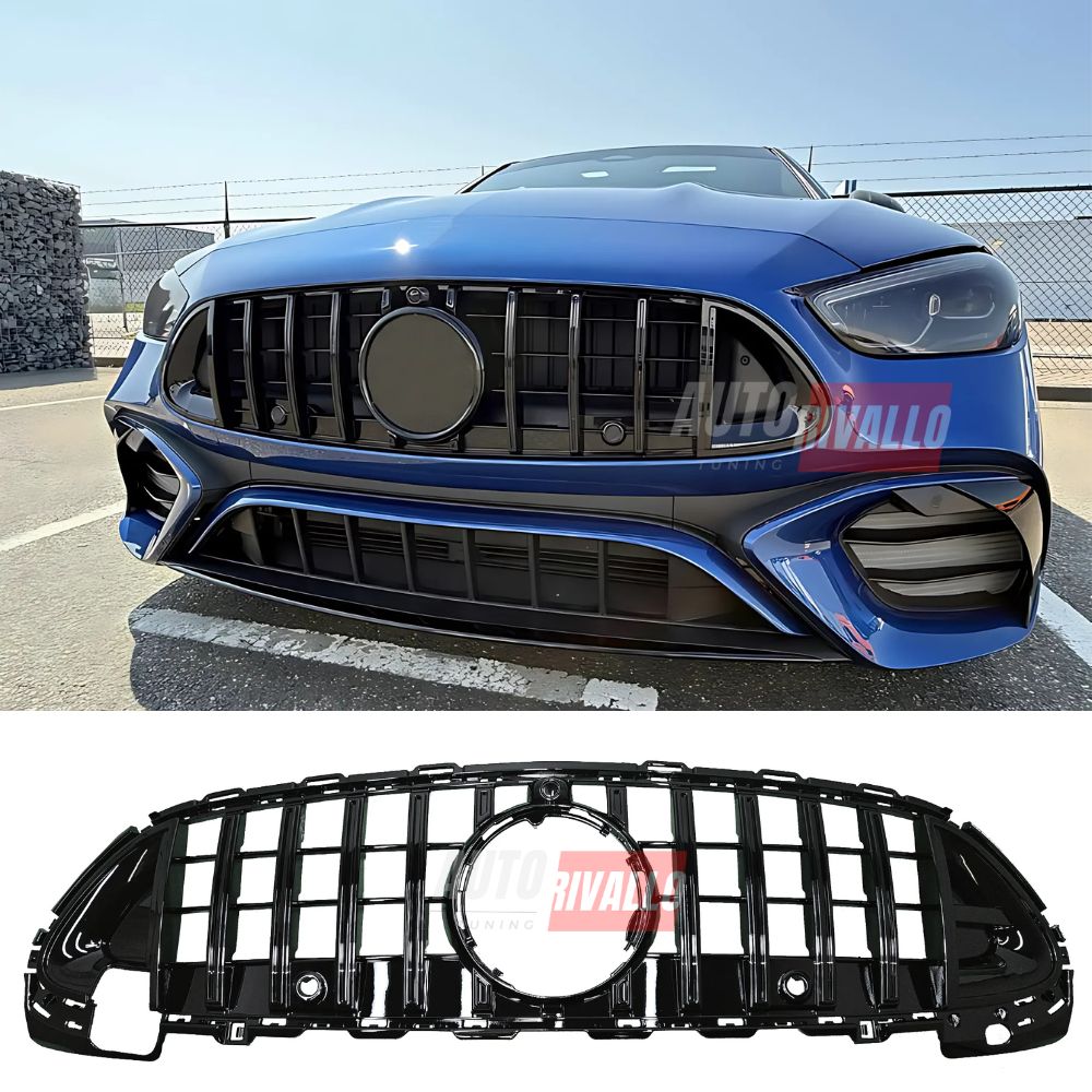 Griglia Anteriore GT Panamericana Nero Lucido per Mercedes C W206 S206