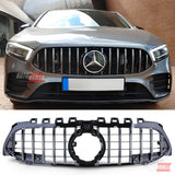 Griglia Calandra AMG A45 GTR Look Nero Cromato per Mercedes A W177 2018-2022