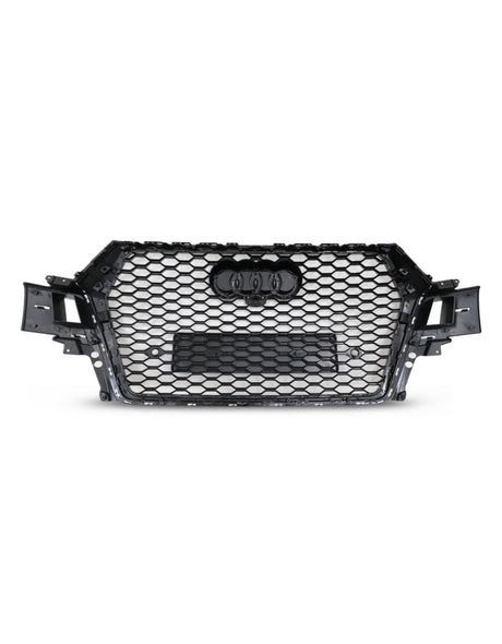 Audi Q7 4M 2015-2019 Griglia Anteriore RSQ7 Look Nero Lucido