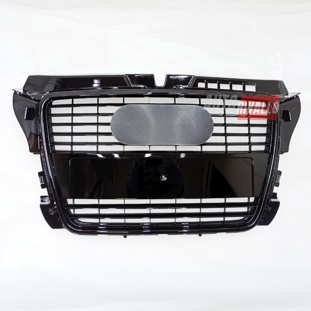 Griglia S3 Look Audi A3 8P 2008-2012 Nero Lucido Calandra Mascherina Anteriore
