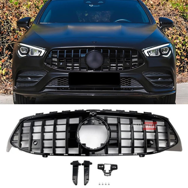 Mercedes CLA C118 X118 2019-2022 Griglia GTR AMG Look Nera