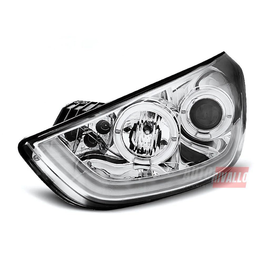Hyundai IX35 2010-2013 Fari Anteriori LED Lightube Cromati
