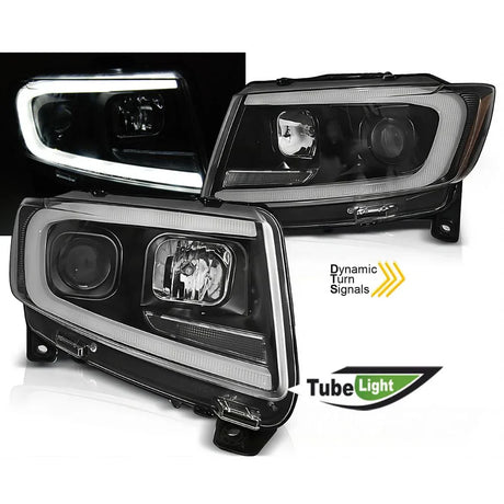 Jeep Grand Cherokee 4 2011-2013 Fari Anteriori LED Lightube - autorivallo