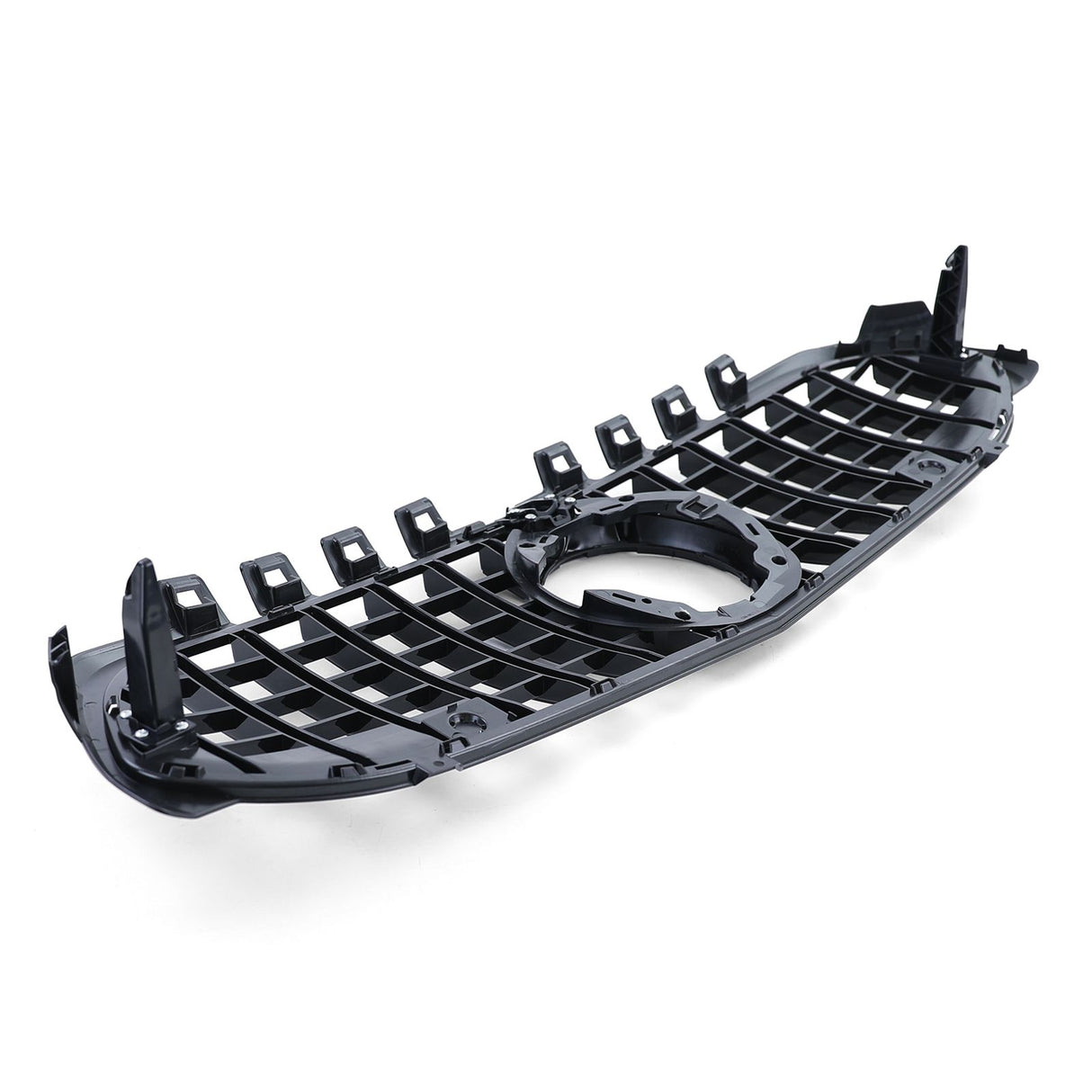 Mascherina Anteriore AMG A45 Style GTR Nero Lucido Cromato Mercedes A W177