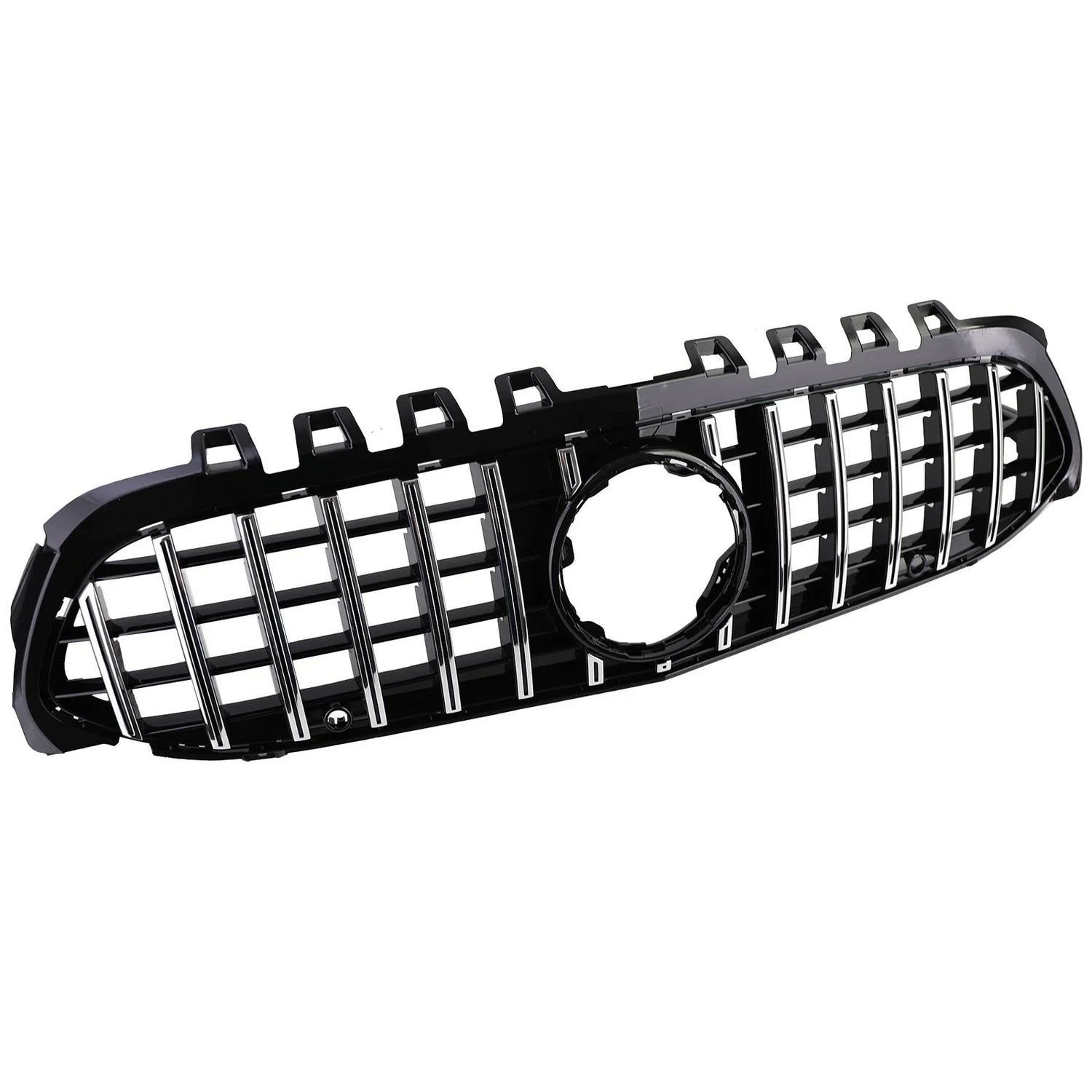 Griglia Paraurti Anteriore Stile GT Nero Per Mercedes Classe A W177 A180 A200 A250 A45 2018-2022 - Foto 7