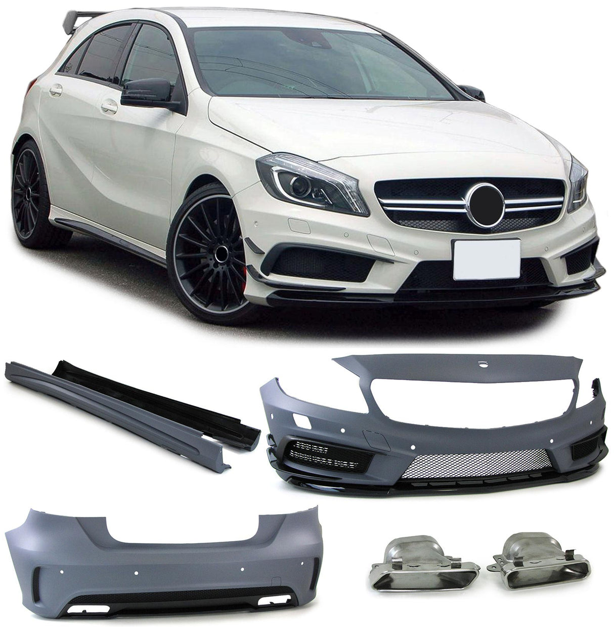 Mercedes Classe A W176 2012-2015  Body Kit Look  Sportivo
