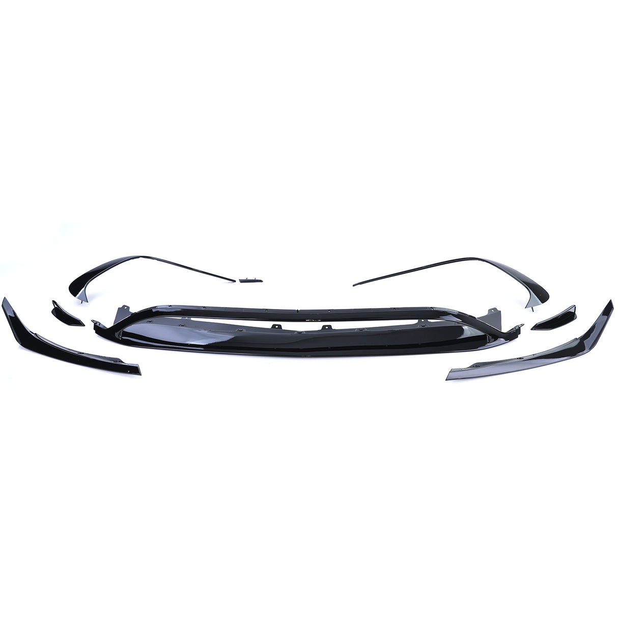 Mercedes Classe A W176 15-18 Spoiler Anteriore Nero Lucido