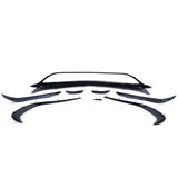 Mercedes Classe A W176 15-18 Spoiler Anteriore Nero Lucido