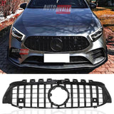 Mercedes A W177 2018-2022 Griglia Anteriore AMG A45 GTR Panamericana Nero