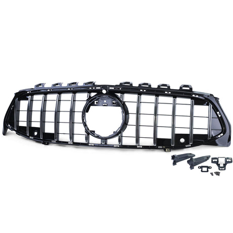 Griglia AMG CLA45 Look per Mercedes CLA C118 Nero Lucido / Cromato