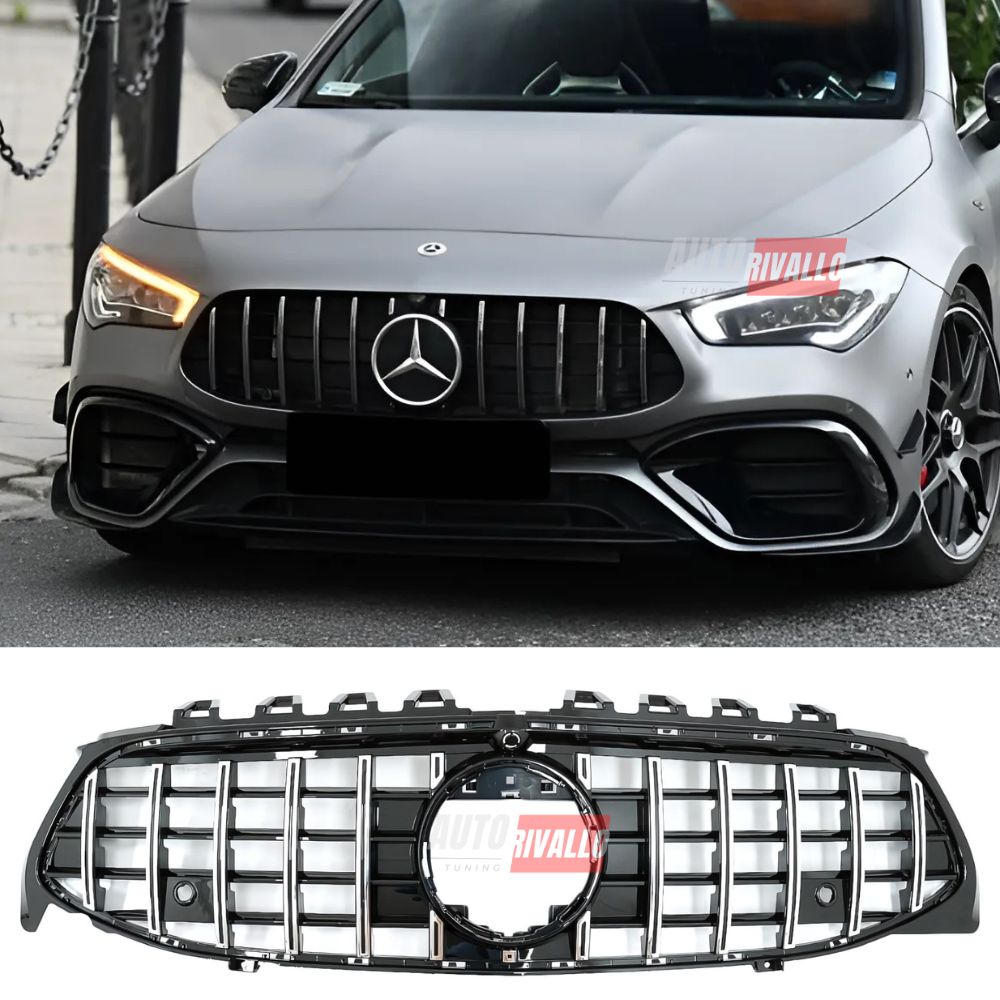 Mercedes CLA C118 X118 2019-2022 Griglia GTR AMG Look Cromata
