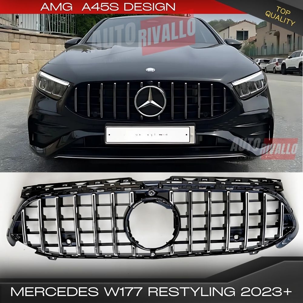 Mercedes Classe A W177 2023+ Griglia Anteriore AMG A45S Look