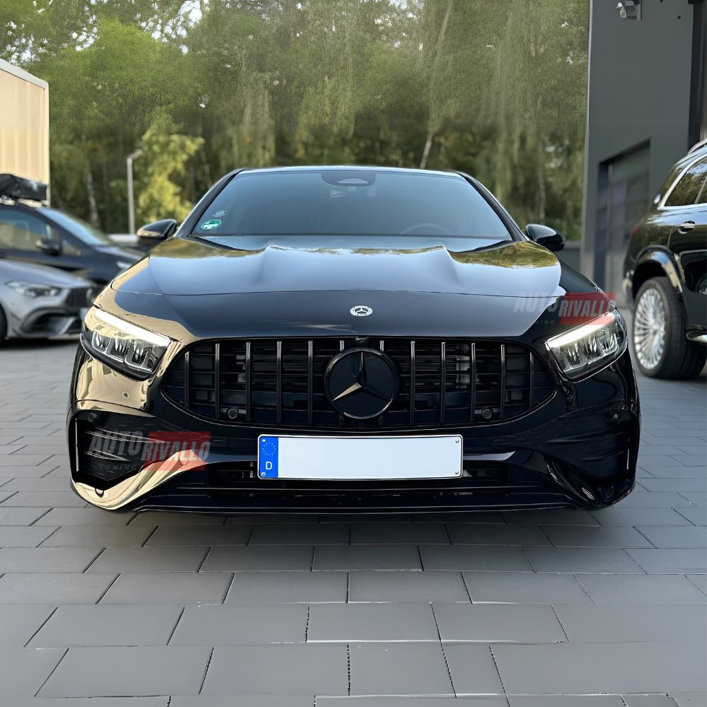 Griglia AMG GTR Look Mercedes Classe A W177 Restyling Nero Lucido