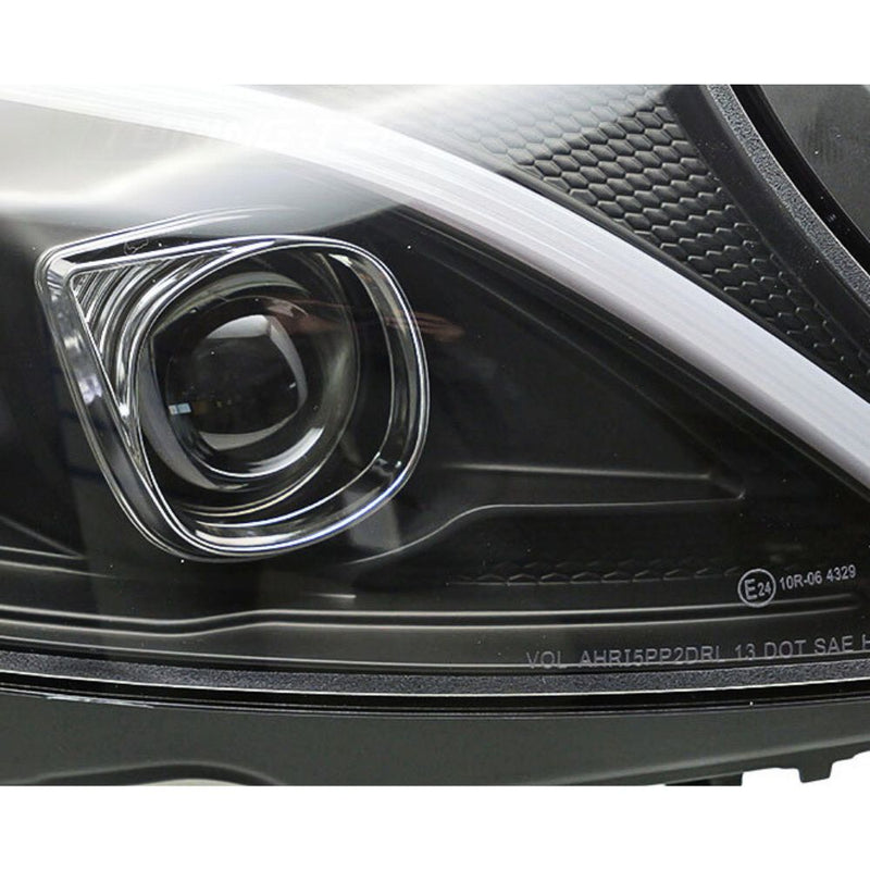 Mercedes C W205 S205 C205 A205  2014-2018 Fari Anteriori LED Neri Lightube