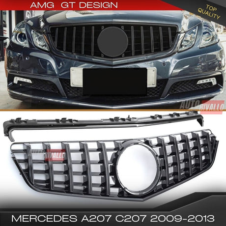 Griglia anteriore AMG GT Look Mercedes W207 nero lucido