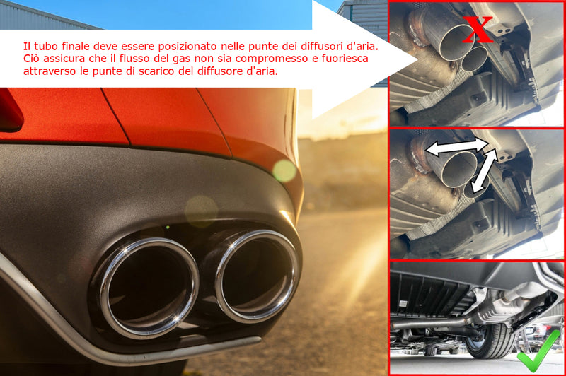 Mercedes E C238 A238 AMG Line Diffusore Estrattore E53 Look