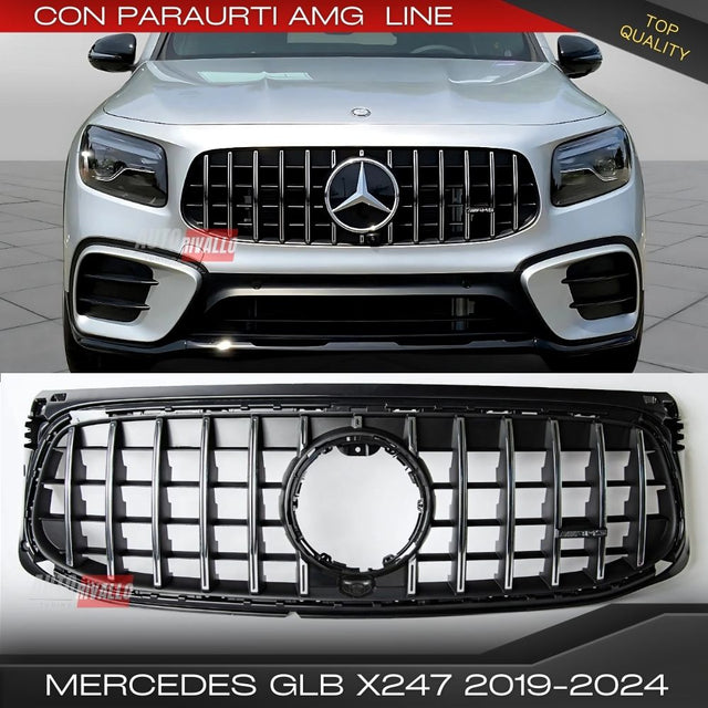Mercedes GLB X247 AMG Line 2019-2024 Griglia Radiatore AMG GTR Look