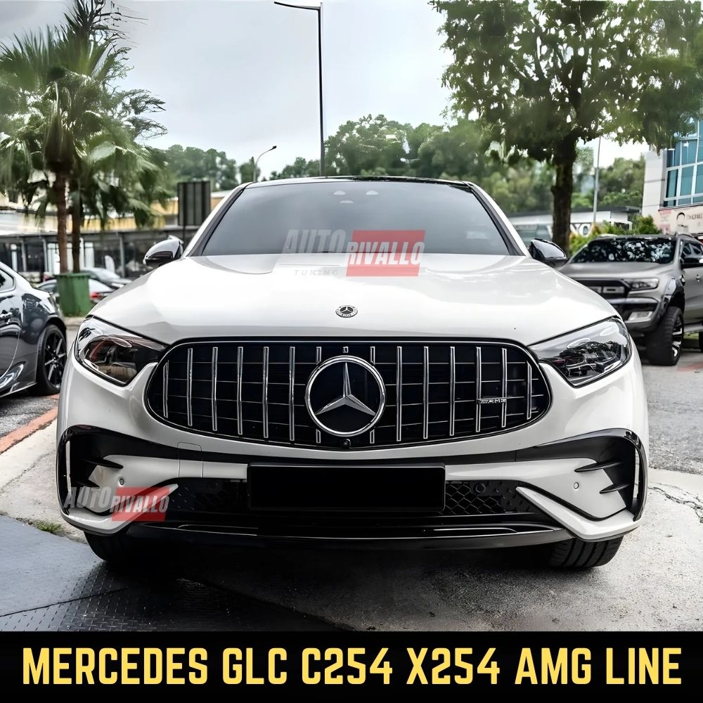 Mercedes GLC 2022-2025 Calandra Sportiva AMG 63s Nero Cromato