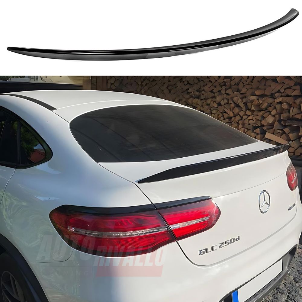 Mercedes GLC C253 Coupé 2015-2022 Spoiler Cofano Nero Lucido