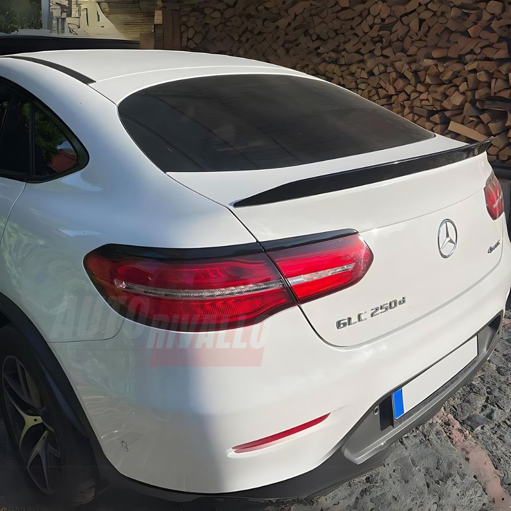 Mercedes GLC C253 Coupé 2015-2022 Spoiler Cofano Nero Lucido